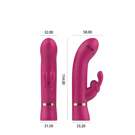 Zeka vibrator | Bespoke Rabbit M Fuchsia