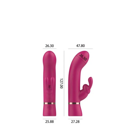 Zeka vibrator | Bespoke Rabbit S Fuchsia