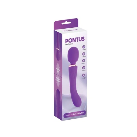 Dupli vibrator Pontus Purple i lubrikant | KOMBINUJ I UŠTEDI 117