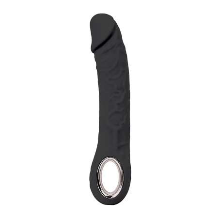 Silikonski vibrator Prometheus black i lubrikant | KOMBINUJ I UŠTEDI 120