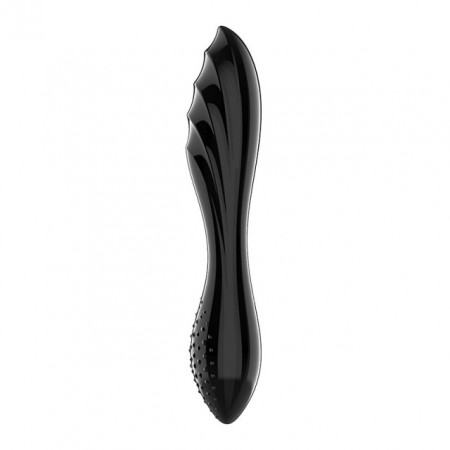 Stakleni Dildo | SATISFYER Dazzling Crystal Glass Dildo Black 1