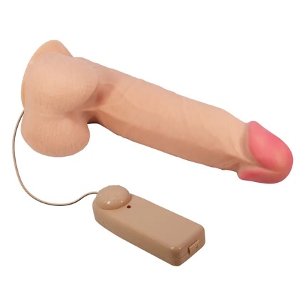 Vibro dildo sa kozicom koja se pomera | Cass