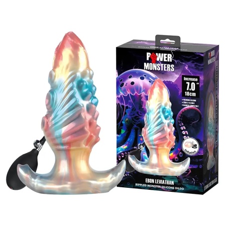 Analni dildo na naduvavanje Ebon Leviathan i Lubrikant Beasty Sperm | KOMBINUJ I UŠTEDI 224