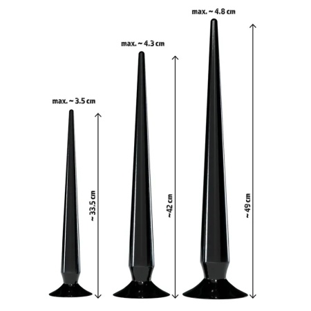 Analni dildo set | Super Long Flexible Butt Plug Set