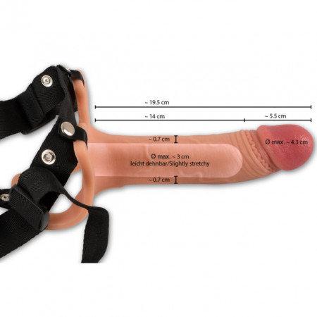 Nakitnjak od mekanog silikona | Realistixxx Strap-on Sleeve