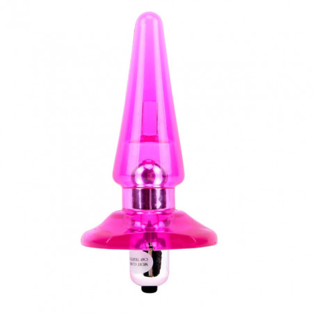 Roze analni vibrator za pocetnike | Vibrating Anal Plug