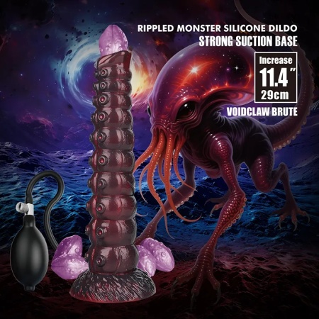 Silikonski dildo sa ejakulacijom Voidclaw Brute i Lubrikant Beasty Sperm | KOMBINUJ I UŠTEDI 232