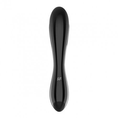 Stakleni Dildo | SATISFYER Dazzling Crystal Glass Dildo Black 1