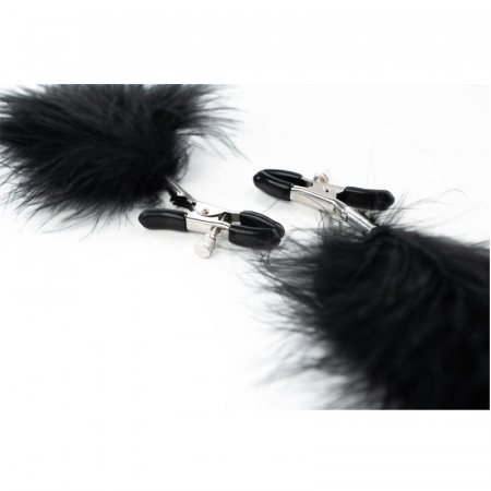 Stipaljke za bradavice sa crnom peruskom | Nipple Clamps