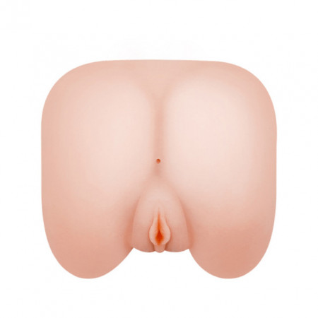 Vibrirajuća realistična veštačka vagina sa 2 ulaza | TINY BUTT DELIGHT