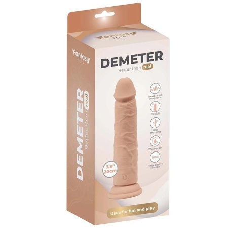 Vibro dildo Demeter i lubrikant | KOMBINUJ I UŠTEDI 138