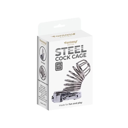Kavez za penis | Stainless steel cock cage 1 Advanced Locking Mechanism