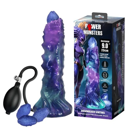 Silikonski dildo sa ejakulacijom Duskwalker Sentinel i Lubrikant Beasty Sperm | KOMBINUJ I UŠTEDI 231
