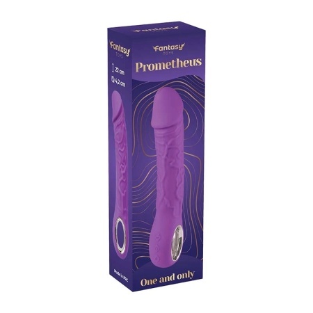 Silikonski vibrator Prometheus purple i lubrikant | KOMBINUJ I UŠTEDI 122