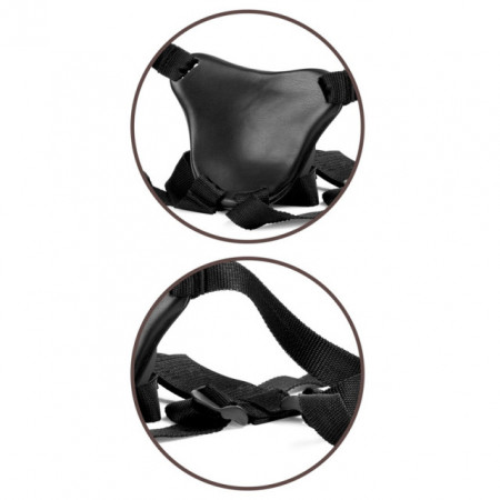 Strap on sa silikonskim dildom 18cm | King Elite Silicone Body Dock Kit