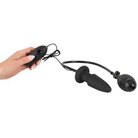 Vibrirajuca analna kupa sa vibracijom | Inflatable Vibrating Butt Plug