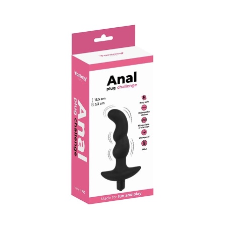 Zakrivljeni Analni Vibrator | Buttplug