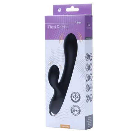 Zeka vibrator | Flexi Rabbit Black