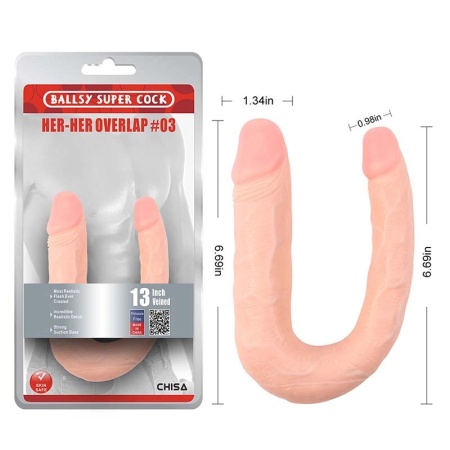 Dupli dildo 33cm | Ballsy Super Cock