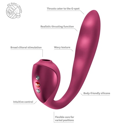 Fun Factory Stronic Pulse Allegro Red | Multifunkcionalni vibrator