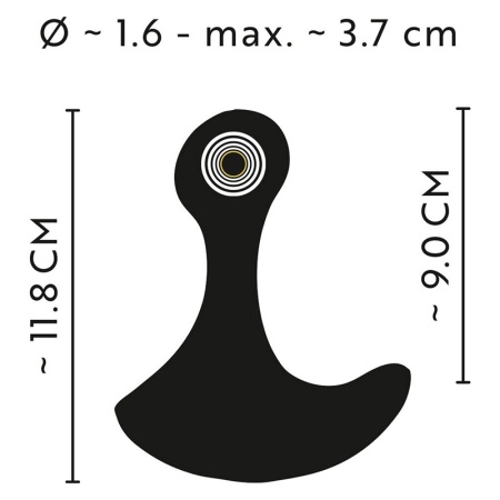 Masažer prostate sa daljinskim | ANOS RC Prostate Massager with Vibration
