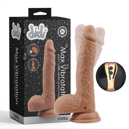 Rotirajuci vibro dildo sa bezicnim daljinskim | Max Vibrotation