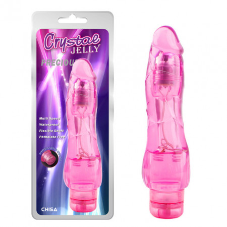 Roze Vibrator 20cm | Precious Pink