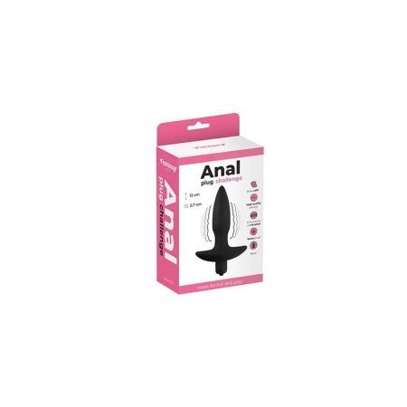 Silikonski analni vibrator S Vibrating Anal Plug i lubrikant | KOMBINUJ I UŠTEDI 180