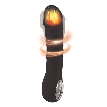 Silikonski vibrator Prometheus black i lubrikant | KOMBINUJ I UŠTEDI 120
