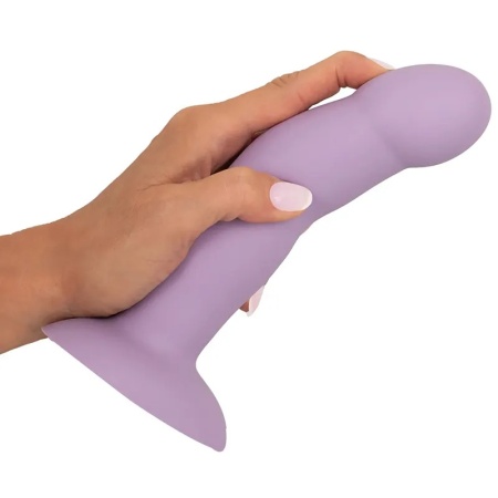 Silikonski vibro dildo | Heart Guy Purple