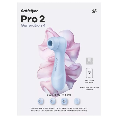 Stimulator klitorisa aplikacija | Satisfyer Pro 2 Generation 4 Blue