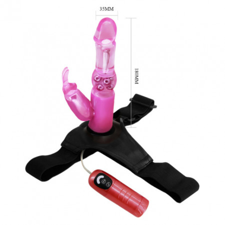 Strap on sa rotacijom | VIBRATING AND ROTATING STRAP ON