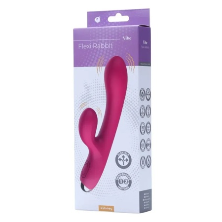 Zeka vibrator | Flexi Rabbit Fuchsia
