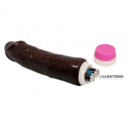Crni realistični vibrator 20cm | PL Fantasy Vibe
