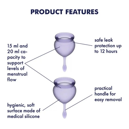 Menstrualne čašice | Satisfyer Menstrual Cups