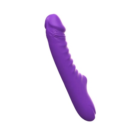 Rebrasti silikonski vibrator | Enyalius Purple