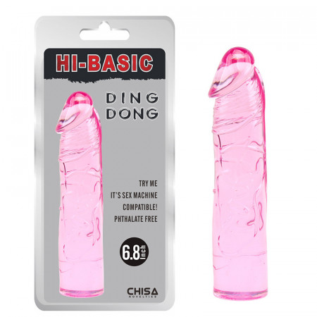 Roze TPE dildo 18cm i Lubrikant | KOMBINUJ I UŠTEDI 96