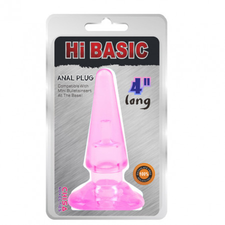 Rozi analni plug za pocetnike | Pink Butt Plug