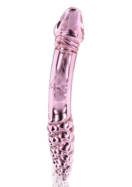 Rozi stakleni dildo | Rhinestone Scepter