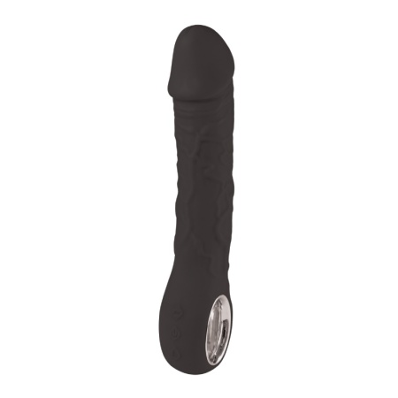 Silikonski vibrator Prometheus black i lubrikant | KOMBINUJ I UŠTEDI 120