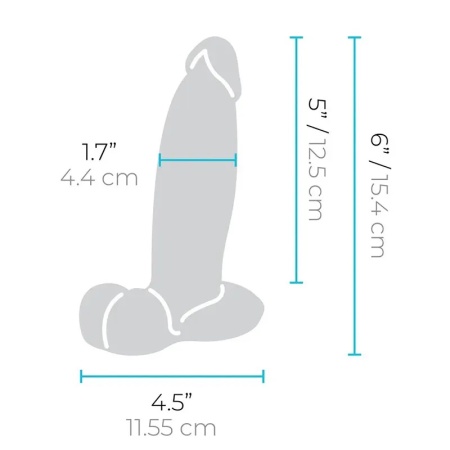 Ultra Realistični Dildo | b-Vibe Slipskin Girthy 16cm