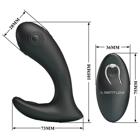 Vibrator sa bežičnim daljinskim | Mirabelle