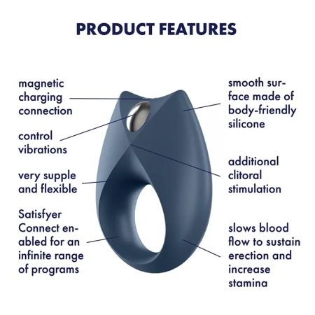 Vibro prsten aplikacija | SATISFYER ROYAL ONE RING VIBRATOR