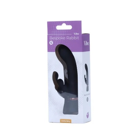 Zeka vibrator | Bespoke Rabbit S Black