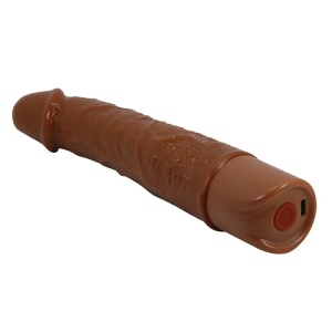 Crni realistični vibrator 20cm | Leander
