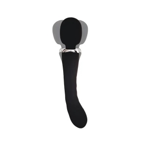 Dupli vibrator Pontus black i lubrikant | KOMBINUJ I UŠTEDI ku117