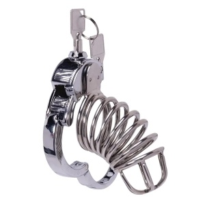 Kavez za penis | Stainless steel cock cage 1 Advanced Locking Mechanism