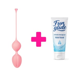 Kegel balls pink 75g i lubrikant | KOMBINUJ I UŠTEDI 134