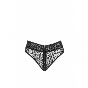 Leopard Gaćice sa trostranim rajsferšlusom | Panties leopard flock with zipper