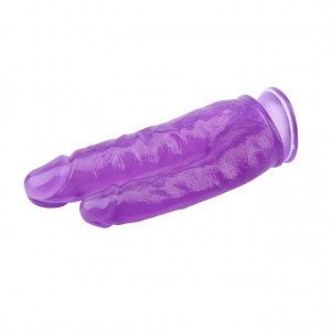 Ljubicasti dildo za duplu penetraciju 25cm | Double purple dildo